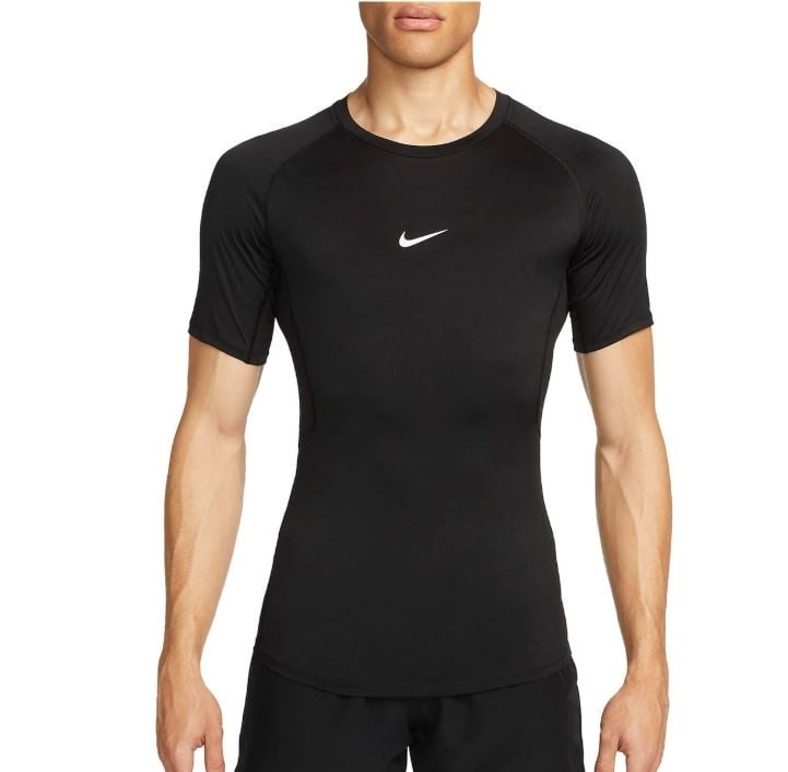 Nike Pro Dri-FIT Sportshirt Heren Zwart