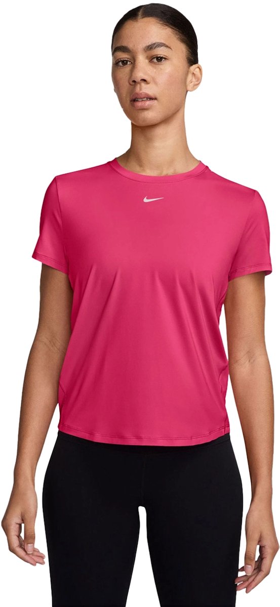 Nike One Classic Dri-FIT T-shirt Dames Rood