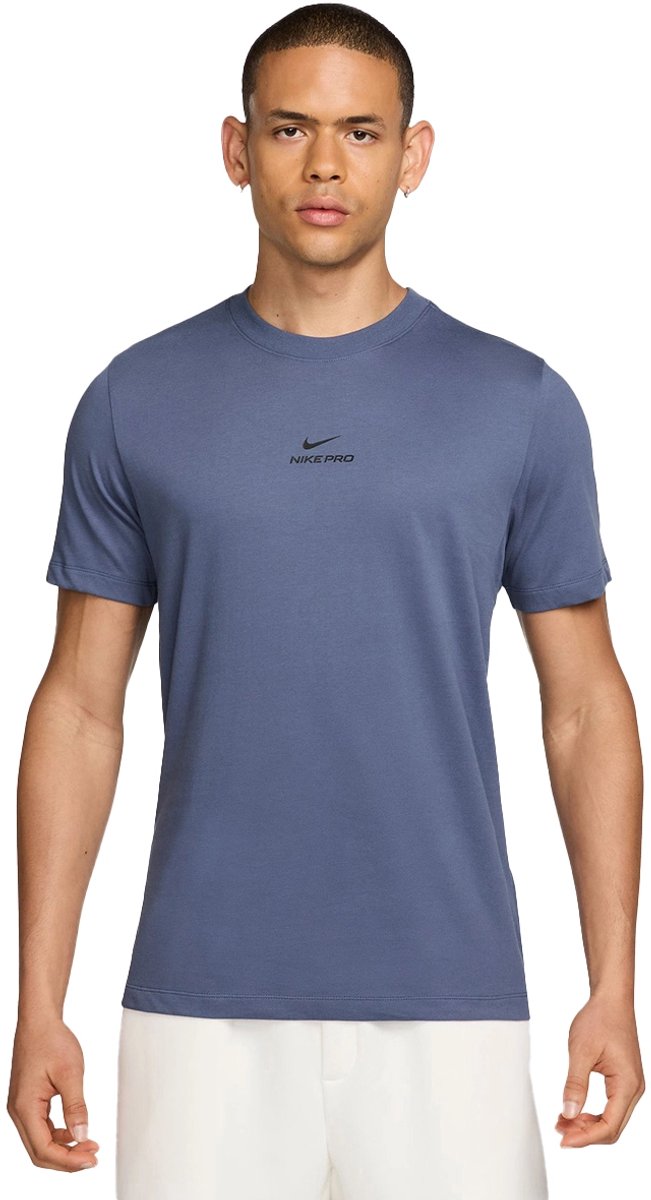 Nike Dri-FIT Studio Pro T-shirt Heren Blauw