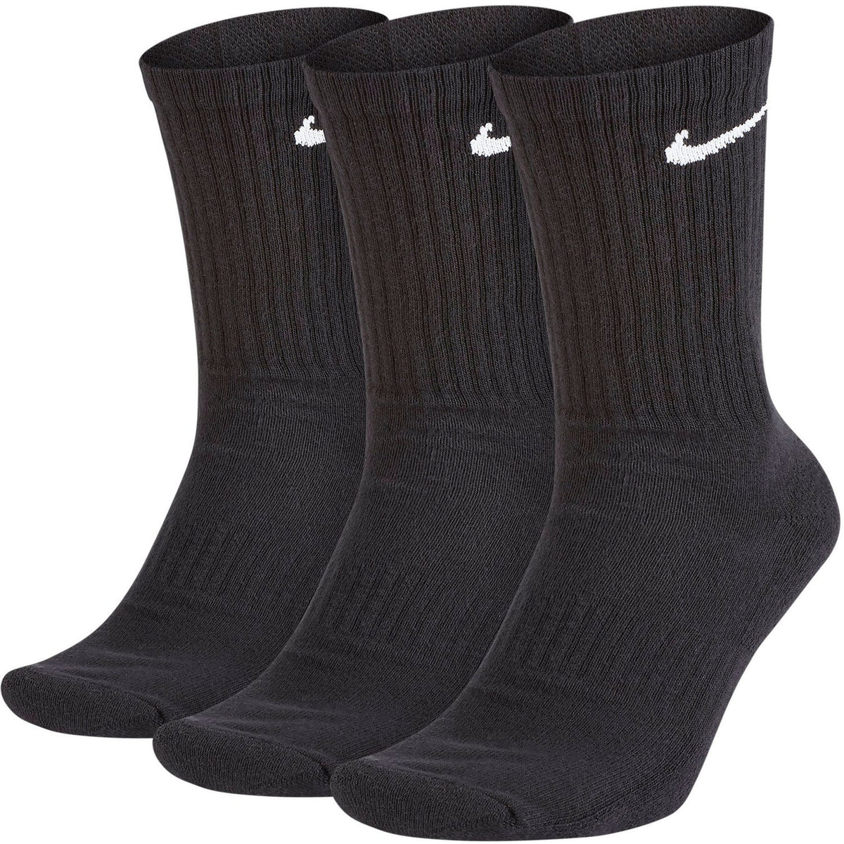 Nike Everyday Cushion Crew Sokken 3 paar Zwart