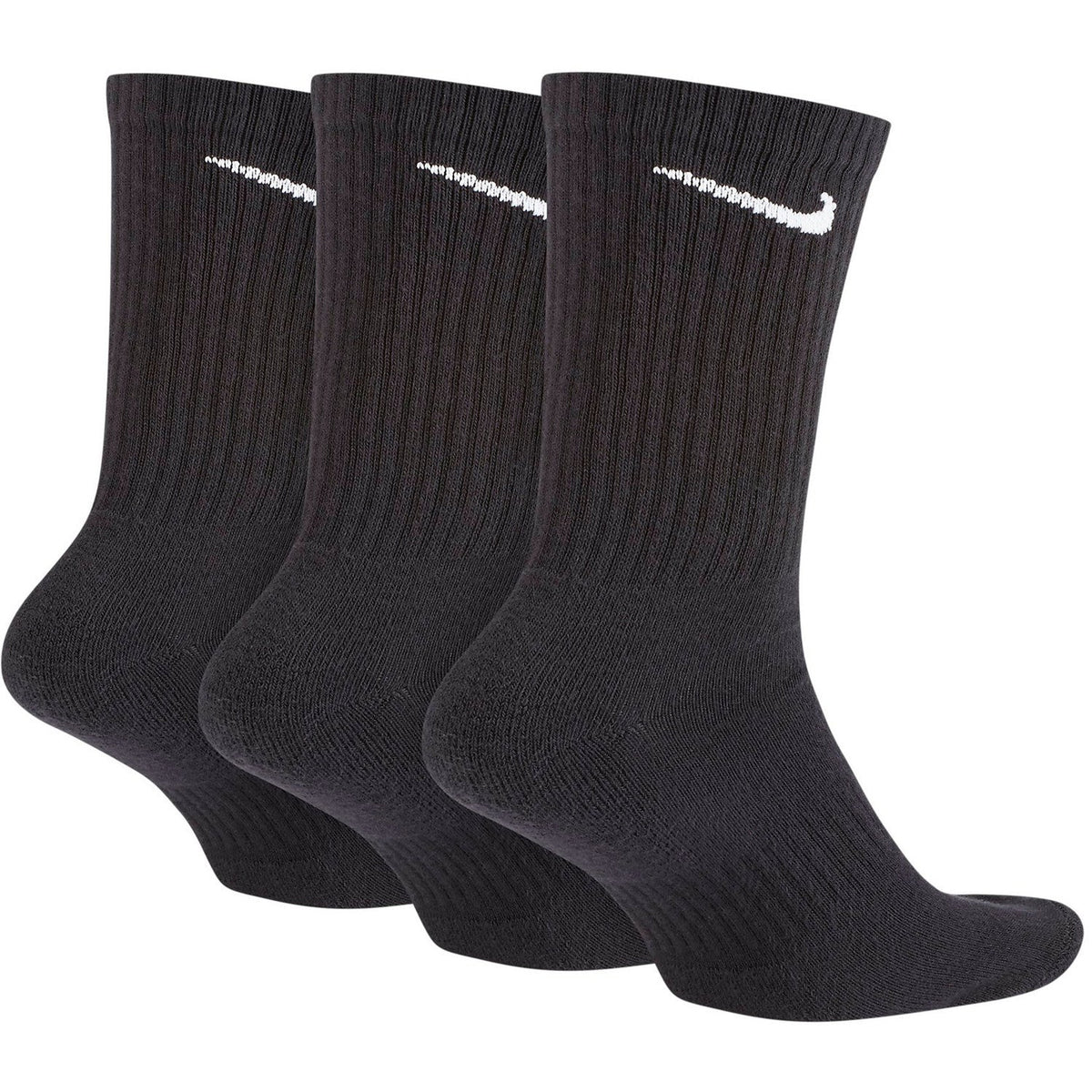 Nike Everyday Cushion Crew Sokken 3 paar Zwart